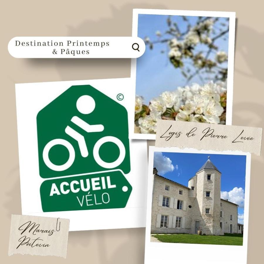 Bed and Breakfast Logis de Pierre Levée Bessines Exterior foto